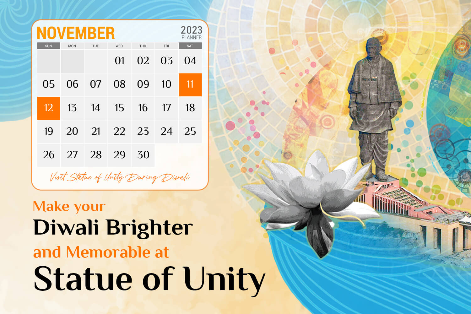 Diwali Celebration at Statue of Unity: Unity, Lights, and Festivities