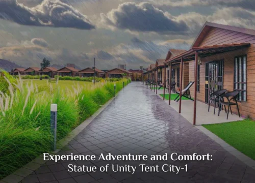 Experience Adventure and Comfort: Statue of Unity Tent City-1